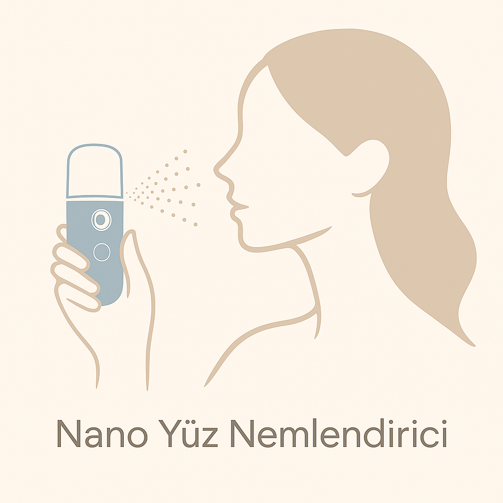 Nano Yüz Buhar Spreyi – Taşınabilir Nemlendirici Mist Cihazı (30ml)